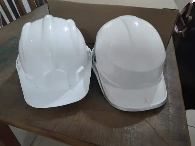 Capacete de segurança Branco (Equipamento de EPI) Proteção Individual - EPI