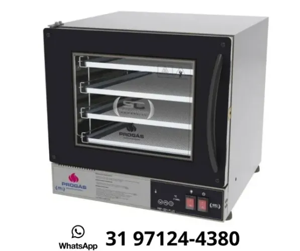 Forno Turbo Elétrico 4 Assadeiras Progas