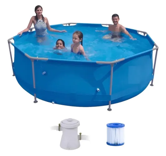 Piscina 6.800l com filtro e capa