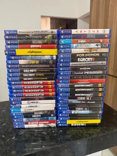 Lote jogos de ps4 monte seu combo