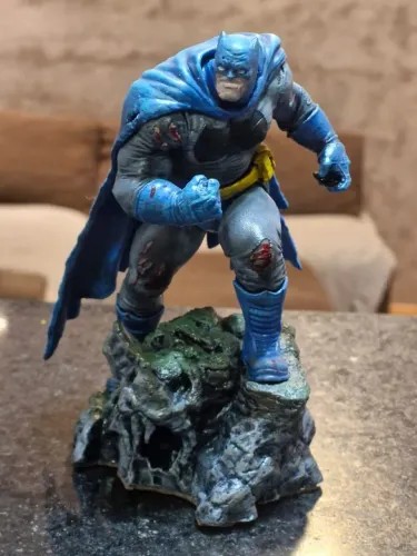(Batman) Action figure Resina 3D Pintados a mão