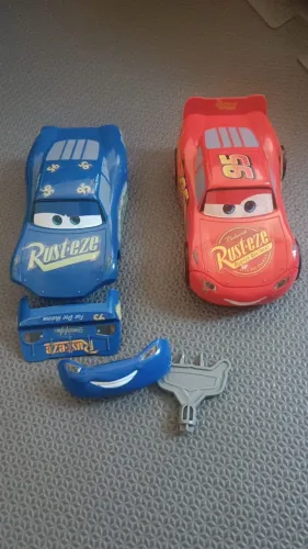 Disney Pixar Carros Mattel - Relâmpago McQueen e Fabulous McQueen Desmontáveis Originais