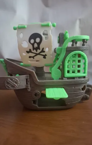 Fisher Price Bob Esponja Imaginext The Flying - Brinquedo Barco