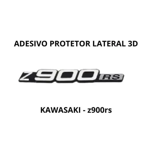 Kawasaki Z900RS - par de adesivo 3d lateral embaixo do banco - Original z 900 rs