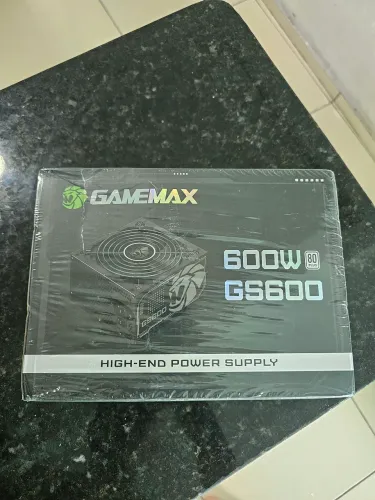 Fonte 600w, 80 plus - NOVO LACRADO 