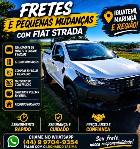 ? FRETES E PEQUENAS MUDANÇAS