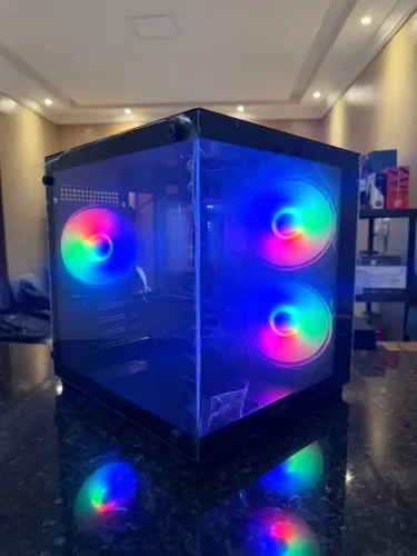 Gabinete Gamer Vinik Aquário com 03 Fans