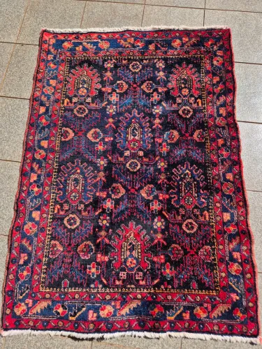 Tapete Persa - feito a mão, artesanal - 1,04 X 1,50