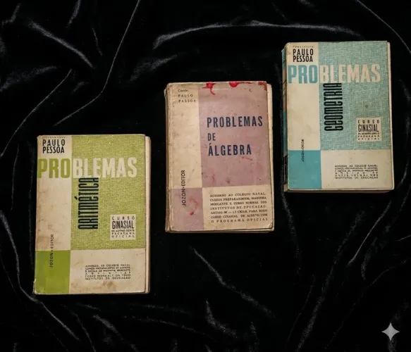 Coleção de livros de matemática do Comandante Paulo Pessoa