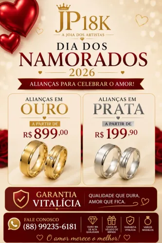 Alianças em ouro e prata entregamos em 24hrs 