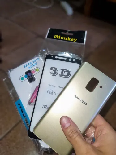 Capa, pelicula e traseira do Galaxy a8 2018 