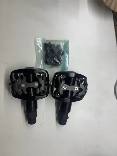 Pedal Clip MTB Wellgo WPD-823 Completo + Tacos Origin ais - Nunca usado