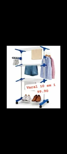 Varal de chão 10 em 1