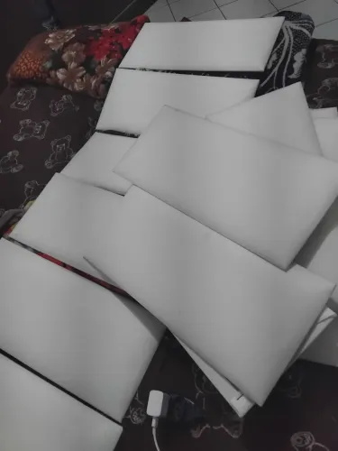 15 módulos estofados cabeceira cama