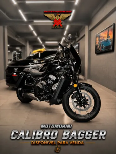MOTOMORINI CALIBRO BAGGER - Zero Km - Impecável 