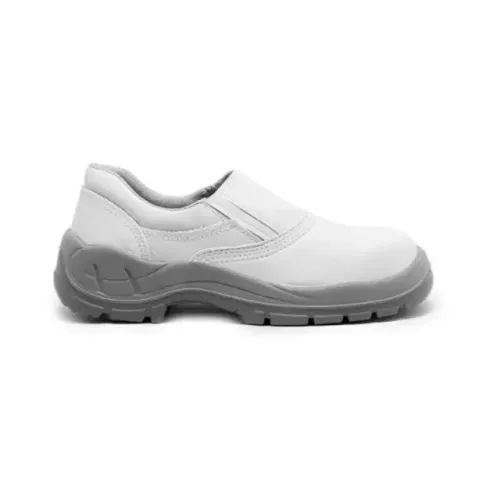 SAPATO PROTEÇÃO BRACOL ELASTICO BIDENSIDADE BSEB BICO PLASTICO BRANCO CA 25686  33-2/44-1/