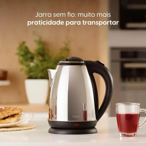 Chaleira Elétrica Inox 1,8l 1500w 220v Elgin