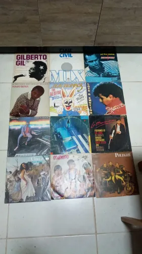 Lote de discos de vinil
