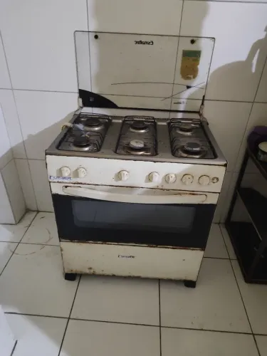Fogão 6 bocas com forno funcionando 