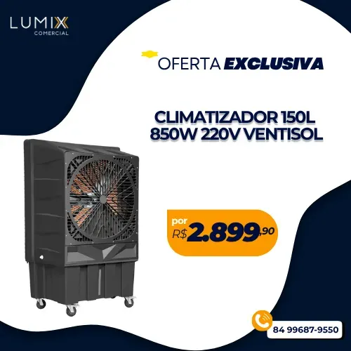 CLIMATIZADOR 150L 850W 220V VENTISOL