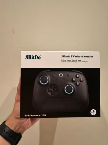 Controle Gamer 8bitdo Sem Fio Ultimate 2 Hall Effect TMR - Não dá Drift
