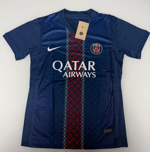 Camisa Paris Saint Germain Casa 2025-2026 Torcedor