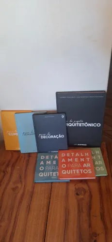 Kit guias de livros para arquitetura e design de interiores arqexpress