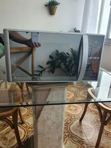 Microondas com defeito