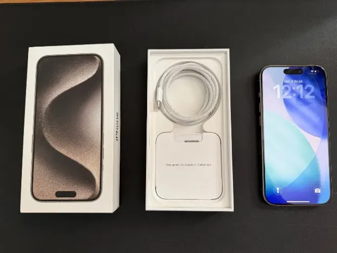 Apple Iphone 15 Pro (128 Gb) - Titânio Natural