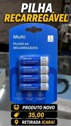PILHA RECARREGÁVEL 