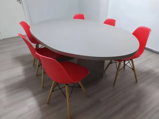 R$ 1.200 Mesa de Reunião Sob Medida MDF