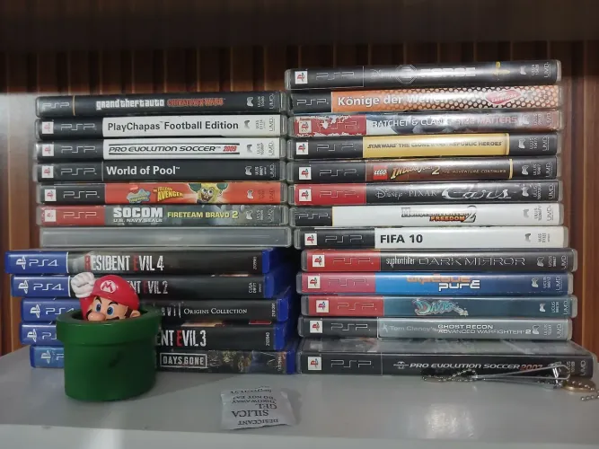 Jogos de psp troca por jogos de ps1
