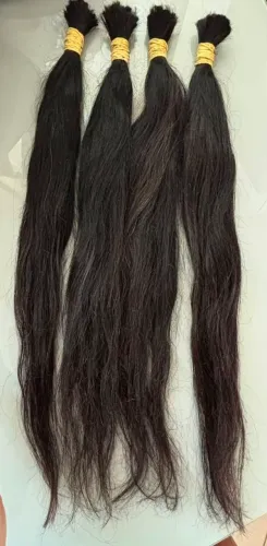 Cabelo ondulado indiano virgem 55 cm