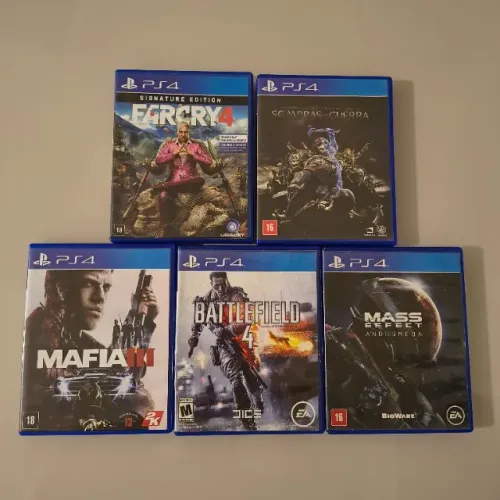 VENDO LOTE JOGOS PS4
