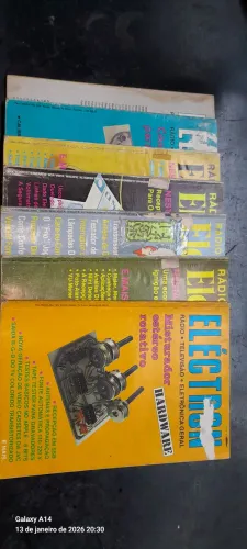 lote de revistas de eletrônica antigas