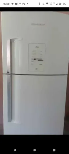 Geladeira Brastemp duplex Frost Fre painel digital gelando perfeitamente vendo entrego