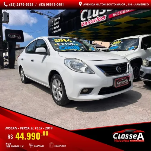 Nissan Versa SL 1.6 16V Flex Fuel 4P Mec. 2014
