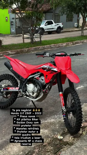 HONDA CRF 250F 2022 - MOTO DE PROCEDÊNCIA