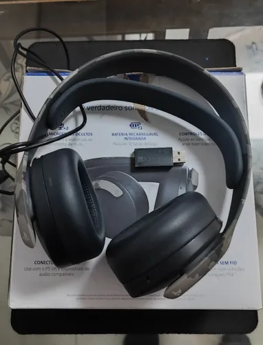 Headset Sem Fio Pulse 3D PS5 Camuflado Gray Camouflage - Original Sony