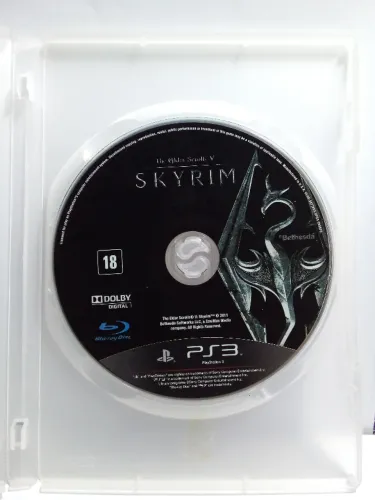 Jogo PS3 Skyrim - Sem Capa e Sem Manual