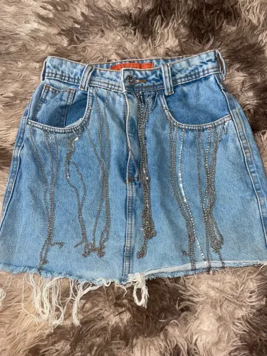 Saia jeans