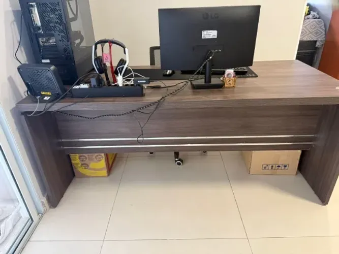 Mesa Escritório / Gamer 180x80cm - Muito Espaçosa