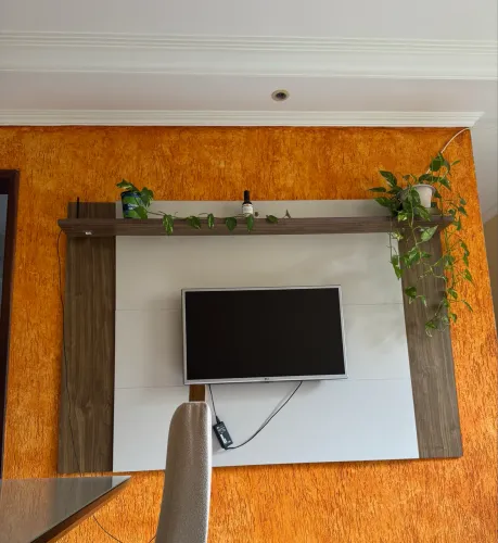 Painel TV com luz LED
