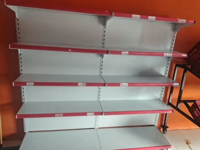 Gôndola de Parede de Aço Dupla 1,70m - Ideal para Comércio e Mercado