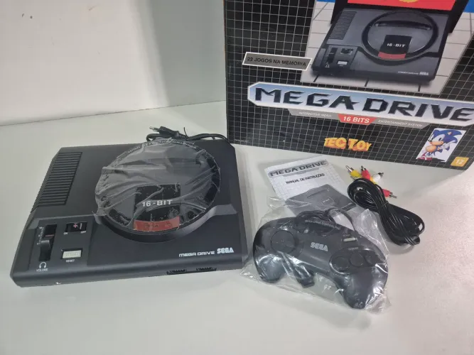 Mega Drive 2017 Tectoy com 22 jogos na memória 