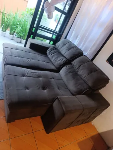 Sofá retrátil 2 lugares 