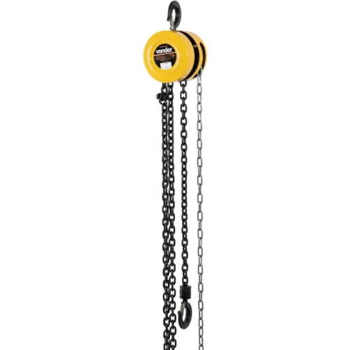 Talha manual, 0,5 tonelada (0,5 tf), elevação 3 m, VONDER