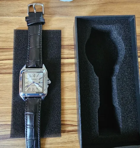 Relogio tipo cartier santos