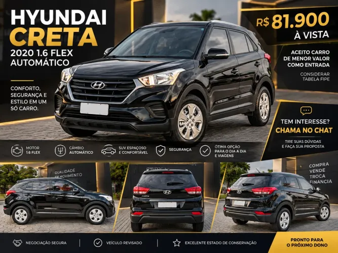 Hyundai Creta Attitude 1.6 16V Flex Aut. 2020