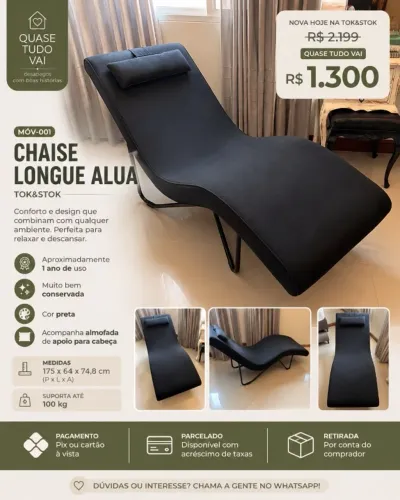 CHAISE LONGUE ALUA
